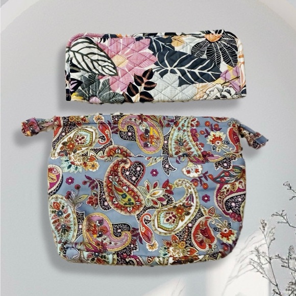 Vera Bradley Handbags - Vera Bradley make-up bag and hot iron case